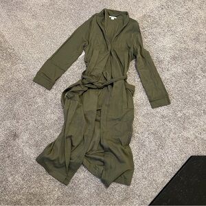 NWOT Amazon Essentials Olive Green Robe